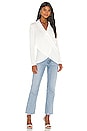 view 4 of 4 Cross Front Cozy Knit Top in Soft Ecru