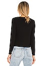 view 3 of 4 Rib Knit Top in Rich Black