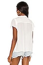 view 4 of 5 Flutter Sleeve Blouse in Ultra White