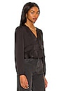 view 2 of 4 Blouse péplum in Rich Black