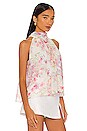 view 2 of 4 Halter Neck Blouse in Emily's Romantic Floral