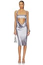 view 1 of 3 VESTIDO COSMOPOLITAN in Silver