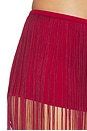 view 6 of 6 Long Fringe Hot Pants Red in Red