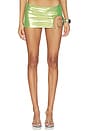 view 1 of 6 FALDA-PANTALÓN SKORT in Metallic Green
