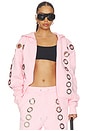 view 1 of 5 SUDADERA EYELET in Pink