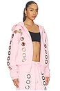 view 3 of 5 SUDADERA EYELET in Pink