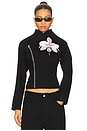 view 1 of 4 CHAQUETA ORCHID in Black