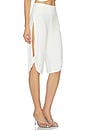 view 1 of 6 White Twist Capri in White