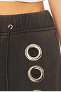 view 6 of 6 Eyelet Tracksuit Sweatpants in Brown