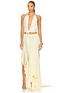 view 5 of 6 Handkerchief Skirt in Cream