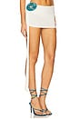 view 2 of 6 Scorpion Knit Mini Skirt in White