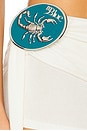 view 6 of 6 Scorpion Knit Mini Skirt in White