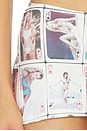 view 6 of 6 Playing Card Mini Skirt in Multi