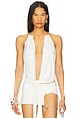 view 1 of 4 Torque Wrap Top in White