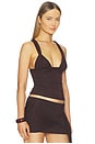 view 2 of 4 Twist Tank Top in Brown