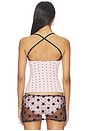 view 3 of 4 CAMISETA TIRANTES NYMPH in Pink Polka Dot