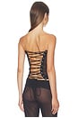 view 3 of 4 Orchid Corset in Black
