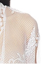 view 4 of 4 White Upcycled Lace Top in White