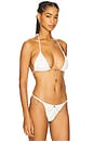 view 2 of 5 Rosary Bikini Top in White