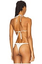 view 3 of 5 Rosary Bikini Top in White