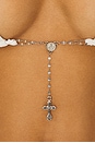 view 5 of 5 Rosary Bikini Top in White