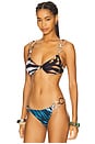 view 3 of 5 Bikini Top in Stripe Orchid