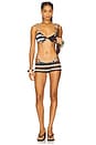 view 5 of 5 Bikini Top in Stripe Orchid