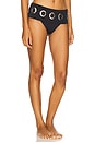 view 2 of 4 Eyelet Bikini Bottom in Black
