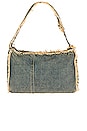 view 1 of 6 Frayed Bag in Denim