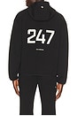 view 1 of 4 SWEAT À CAPUCHE NUMBERS  in Jet Black