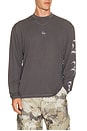 view 2 of 5 Knight Long Sleeve Tee in Graphene