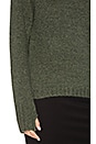 view 5 of 6 Francoise Mock Neck Sweater in Military