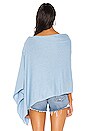 view 3 of 4 Lisette Poncho in Scandi Sky