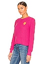 view 3 of 5 Valentine Sweater in Fuchsia