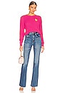 view 5 of 5 Valentine Sweater in Fuchsia