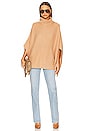 view 4 of 4 Denley Oversized Cape in Camel