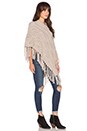 view 2 of 3 Tahiti Poncho in Oatmeal