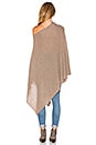 view 5 of 5 Lexi Solid Poncho in Moose