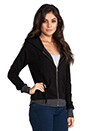 view 4 of 6 Heart of Bone Basic Zip Hoodie in Black