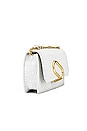 view 3 of 6 Alix Chain Clutch Embossed Croc Bag in Antique White