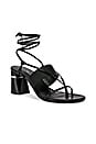 view 2 of 5 Drum Strappy Heel in Black