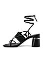 view 5 of 5 Drum Strappy Heel in Black