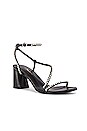 view 2 of 5 Drum Crystal Ankle Strap Sandal in Black