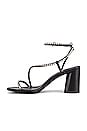 view 5 of 5 Drum Crystal Ankle Strap Sandal in Black