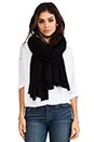 view 1 of 3 Skull Cashmere Linus Scarf in Black