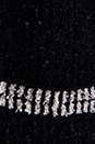 view 7 of 6 Rae Eyelash Yarn Cardigan in White/Black in White & Black
