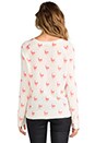 view 3 of 5 Skull Cashmere Jack Skull Sweater in Ivory & Salmon