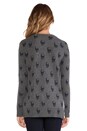 view 4 of 4 Multi Dexter Cardigan in Charcoal & Navy