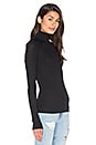 view 2 of 4 Chi Cashmere Turtleneck Sweater in Black