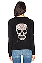view 4 of 5 Raj Cashmere Skull Sweater in Black